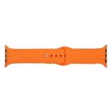 Ремешок для Apple Watch 42 мм силиконовый оранжевый