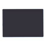 Дисплей (экран) в сборе с тачскрином для Lenovo Tab TB-X103F черный с голубой рамкой