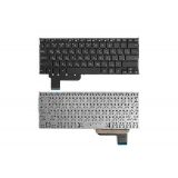 Клавиатура для ноутбука Asus T200, T200T черная без рамки, с подсветкой, плоский Enter