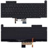 Клавиатура для ноутбука Asus GM501, GM501G, GM501GM черная без рамки с подсветкой