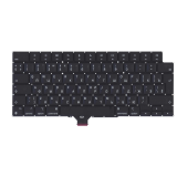 Клавиатура для ноутбука MacBook Pro 14 16 A2442 A2485 Late 2021 черная без рамки, большой Enter
