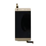 Дисплей (экран) в сборе с тачскрином для Huawei P8 Lite золотистый