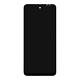 Дисплей (экран) в сборе с тачскрином для Tecno Spark 20 (KJ5) черный с рамкой (Premium LCD)