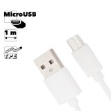 USB кабель inkax CK-13 Super Speed MicroUSB, 1м, TPE (белый)