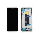 Дисплей (экран) в сборе с тачскрином для Xiaomi Poco X6 5G, Redmi Note 13 Pro 5G черный с рамкой In-cell