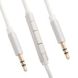 Аудиокабель REMAX 3,5 мм. Smart AUX Cable RL-S120 1,2 метра (белый)