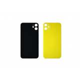 Задняя крышка (стекло) для iPhone 11 желтая (Premium)
