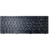 Клавиатура для ноутбука DNS 0150931, Pegatron B14Y, Clevo W740, W840 черная, без рамки