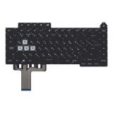 Клавиатура для ноутбука Asus ROG Strix G15 G513 черная с RGB подсветкой