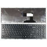 Клавиатура для ноутбука Sony Vaio VPC-EL черная с черной рамкой