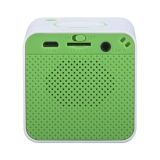 Bluetooth колонка LP-168 белая с зеленым