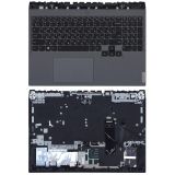Клавиатура (топ-панель) для ноутбука Lenovo Legion 5 Pro-16ACH6 черный с темно-серым топкейсом