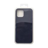 Силиконовый чехол для iPhone 12, 12 Pro "Silicone Case" темно-синий