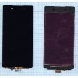 Дисплей (экран) в сборе с тачскрином для Sony Xperia Z3+ (Plus) черный