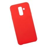 Силиконовый чехол для Samsung Galaxy A6+ SM-A605FZKNSER "Silicon Cover" (красный/коробка)