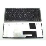 Клавиатура для ноутбука Lenovo IdeaPad U260 черная с черной рамкой
