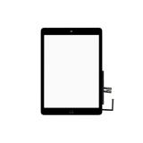 Сенсорное стекло (тачскрин) для iPad 6 (2018) с кнопкой HOME, с микросхемой черное