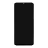 Дисплей (экран) в сборе с тачскрином для Samsung Galaxy A22 SM-A225 черный с рамкой (incell)  XJE HD+