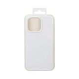 Силиконовый чехол для iPhone 13 Pro "Silicone Case" (серо-белый)