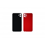 Задняя крышка (стекло) для iPhone 11 красная (Premium)