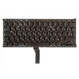 Клавиатура ZeepDeep для ноутбука Apple MacBook Air 13 A1369 A1466, Mid 2011 - Mid 2017 черная, большой Enter