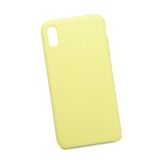 Силиконовый чехол "LP" для iPhone Xs Max "Protect Cover" (желтый/коробка)