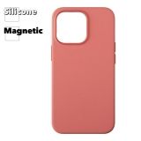 Силиконовый чехол для iPhone 13 Pro "Silicone Case" с поддержкой MagSafe (розовый)