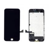 Дисплей (экран) в сборе с тачскрином для iPhone 7 черный с рамкой (Incell XM) 