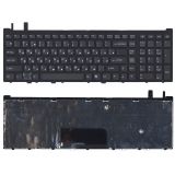 Клавиатура для ноутбука Sony VGN-AW черная с черной рамкой