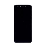 Дисплей (экран) в сборе с тачскрином для Asus ZenFone 5 Lite черный с рамкой