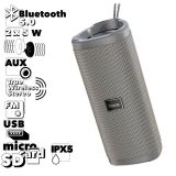 Bluetooth колонка HOCO HC4 Bella BT5.0, 2x5W, AUX, TWS, FM, microSD, USB, IPX5 (серая)