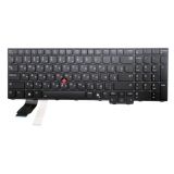 Клавиатура для ноутбука Lenovo Thinkpad P16s T16 gen 4, L16 gen 2 черная с подсветкой