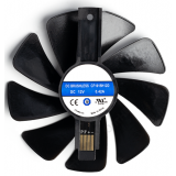 Вентилятор для видеокарты Sapphire Nitro RX570, RX580, RX470, RX480 95мм CF1015H12D, FD10015M12D