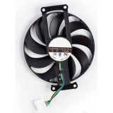 Вентилятор для видеокарты Asus Dual GTX1660, 6Pin, 86мм, S 28мм, FDC10H12S9-C, №1