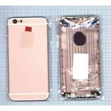 Задняя крышка аккумулятора для iPhone 6 (4.7) розовая