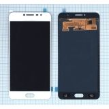 Дисплей (экран) в сборе с тачскрином для Samsung Galaxy C7 SM-C7000 белый (TFT-совместимый)