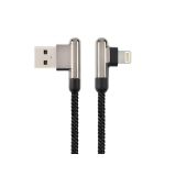 Кабель USB VIXION (K14i) для iPhone Lightning 8 pin 1м (черный, графит)