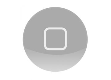 Шлейф/FLC для Apple iPhone 7, 7 Plus с кнопкой Home белая в золотистой рамке