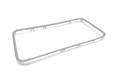 Рамка дисплея для iPhone X + клей (серебро)