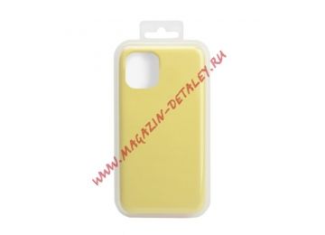 Силиконовый чехол для iPhone 11 Pro "Silicon Case" (светло-желтый)