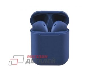 Bluetooth беспроводная гарнитура inPods 12 MACARON (темно-синяя)