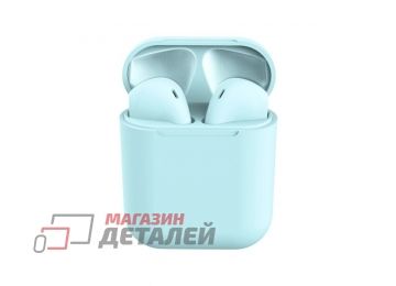 Bluetooth беспроводная гарнитура inPods 12 MACARON (голубая)