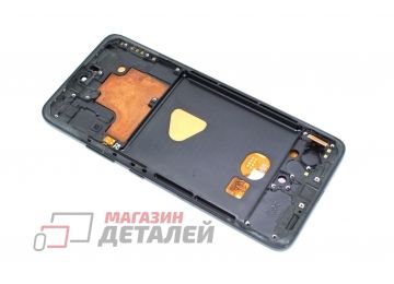 Дисплей (экран) в сборе с тачскрином для Samsung Galaxy A90 SM-A908F 5G черный с рамкой OLED