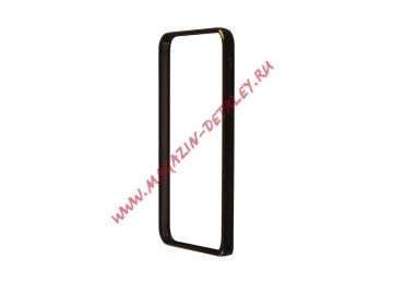 Bumper для Samsung Galaxy A3 металл черный, коробка