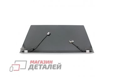 Крышка ноутбука в сборе с матрицей для Asus UX534 серебристая (разрешение Ultra HD)