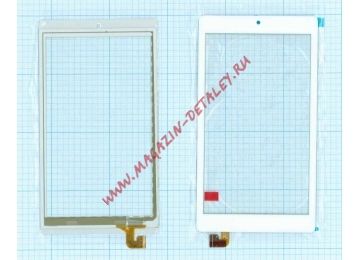 Сенсорное стекло (тачскрин) LWGB07000530 REV-A2 (184*102 mm) белое