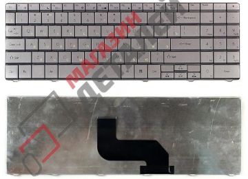 Клавиатура для ноутбука GATEWAY ID 15.6" Packard Bell TJ61 TJ65 серебристая