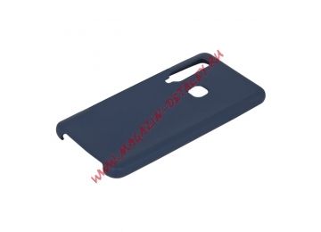 Силиконовый чехол для Samsung Galaxy A9 "Silicon Cover" (синий/коробка)