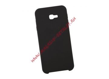 Силиконовый чехол для Samsung Galaxy J4+ SM-J415FZKOSER "Silicon Cover" (черный/коробка)