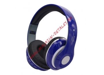 Bluetooth гарнитура "LP" накладная STN13 (синяя/коробка)